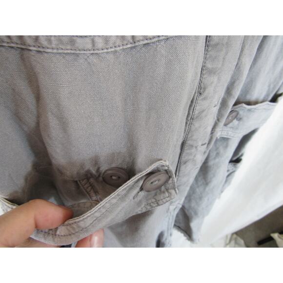 Young Fabulous & Broke XS River Raw Edge Romper Driftwood Mineral Gray YFB - Picture 6 of 10